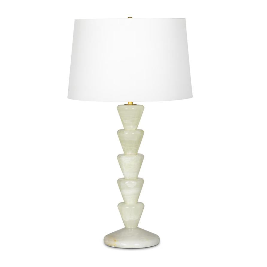 Patricia Jade Table Lamp | Bone & Brass