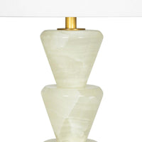 Patricia Jade Table Lamp - Lamp Base Detail | Bone & Brass