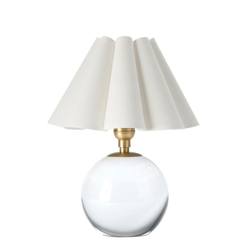 Giorgio Crystal Mini Table Lamp - Lamp Shade Detail | Bone & Brass