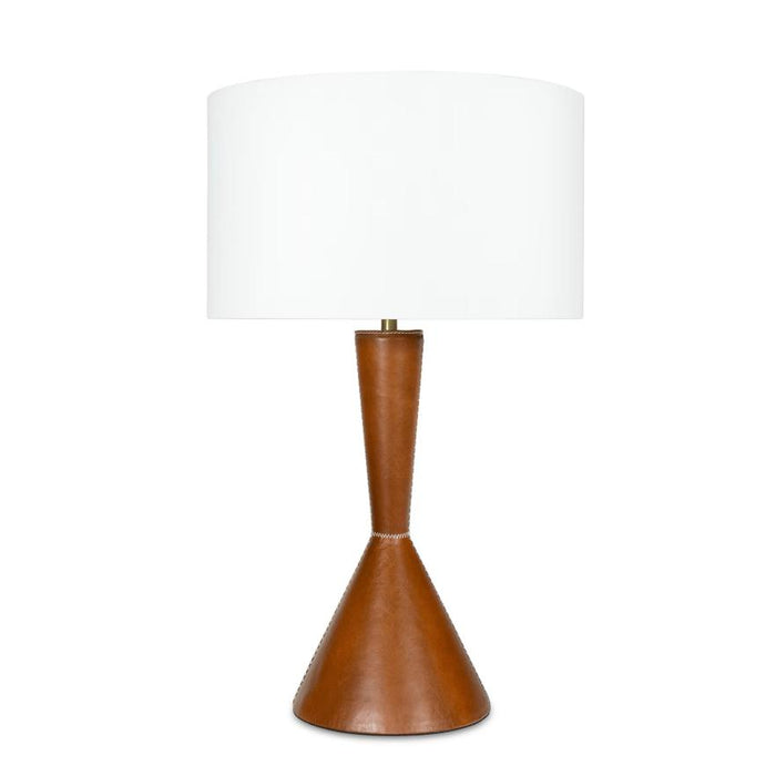 Denver Leather Table Lamp | Bone & Brass