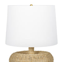 Avery Rattan Lamp - Lamp Detail | Bone & Brass