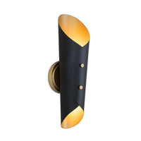 Vest Sconce Natural Brass Interior - Sconce Detail | Bone & Brass