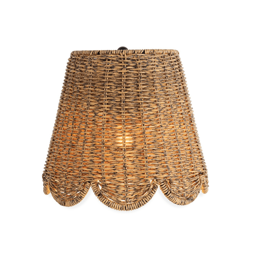 Summer Rattan Outdoor Sconce