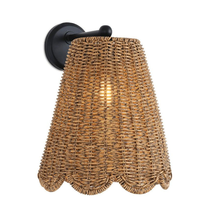Summer Rattan Outdoor Sconce | Bone & Brass