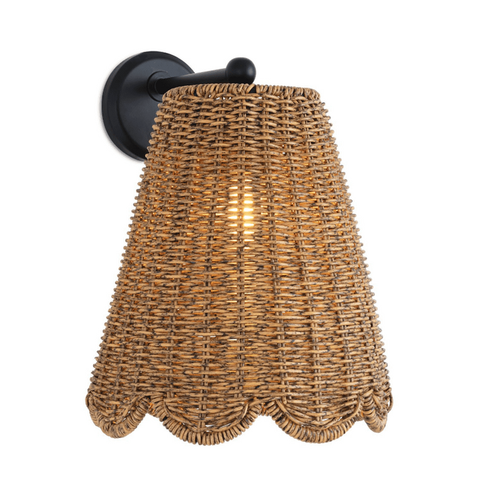 Summer Rattan Outdoor Hanging Sconce