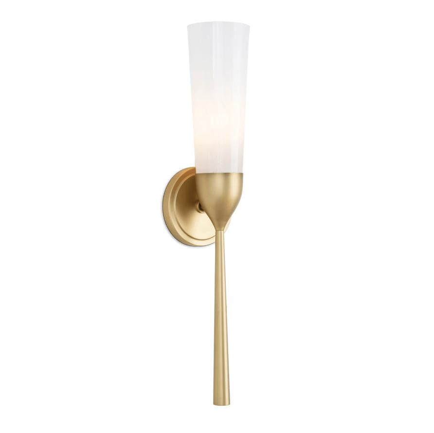 Mousseaux Fluted Brass Sconce | Bone & Brass