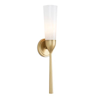 Mousseaux Fluted Brass Sconce | Bone & Brass