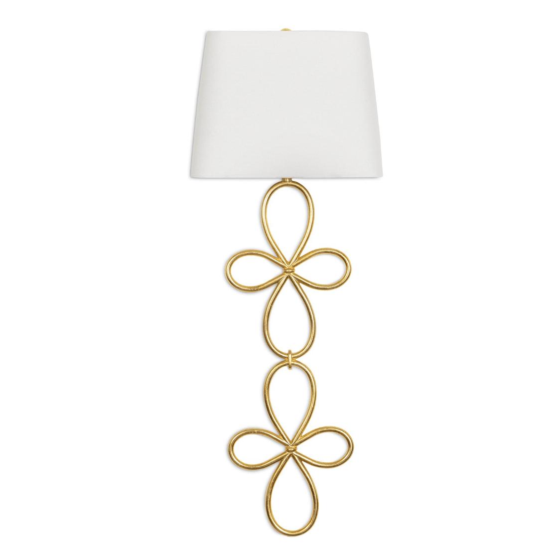 Minuet Gold Leaf Sconce - Sconce Detail | Bone & Brass