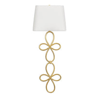 Minuet Gold Leaf Sconce - Sconce Detail | Bone & Brass