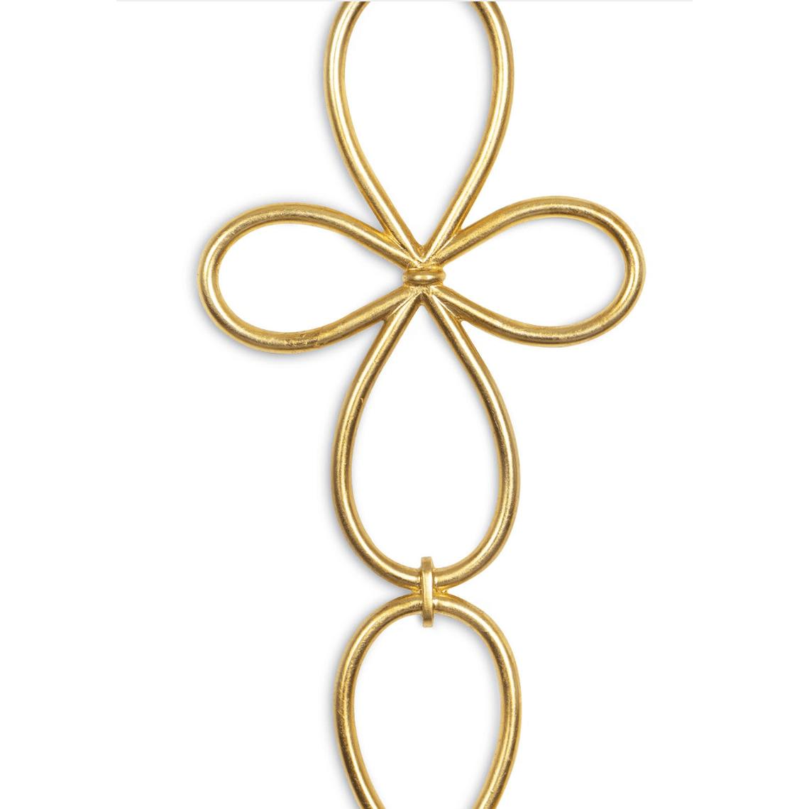 Minuet Gold Leaf Sconce - Sconce Close Up | Bone & Brass
