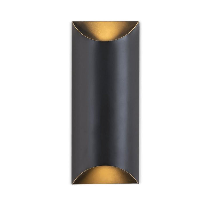 Meyer Black Steel Outdoor Sconce | Bone & Brass