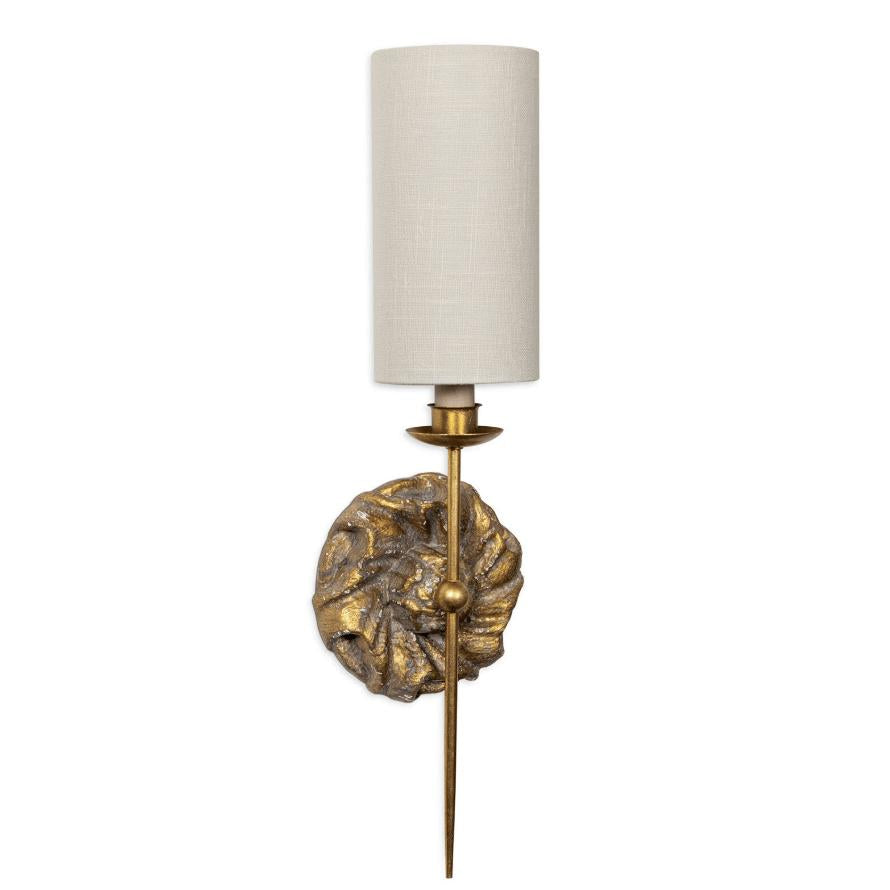 Domonique Sconce Single - Sconce Detail | Bone & Brass