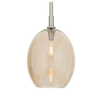 Artemis Pendant Single with Champagne Glass in Various Finishes