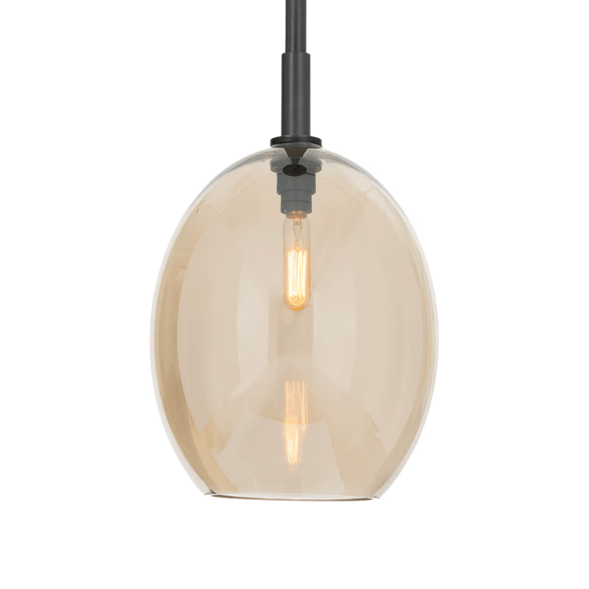 Artemis Pendant Single with Champagne Glass in Various Finishes