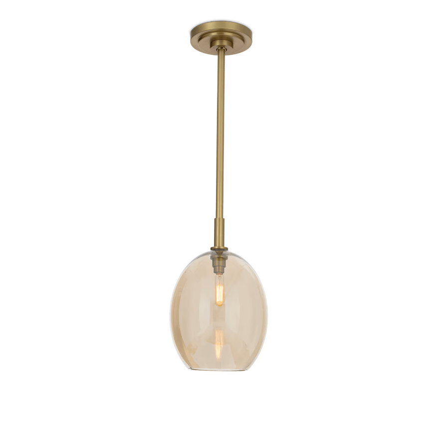 Artemis Pendant Single with Champagne Glass in Various Finishes