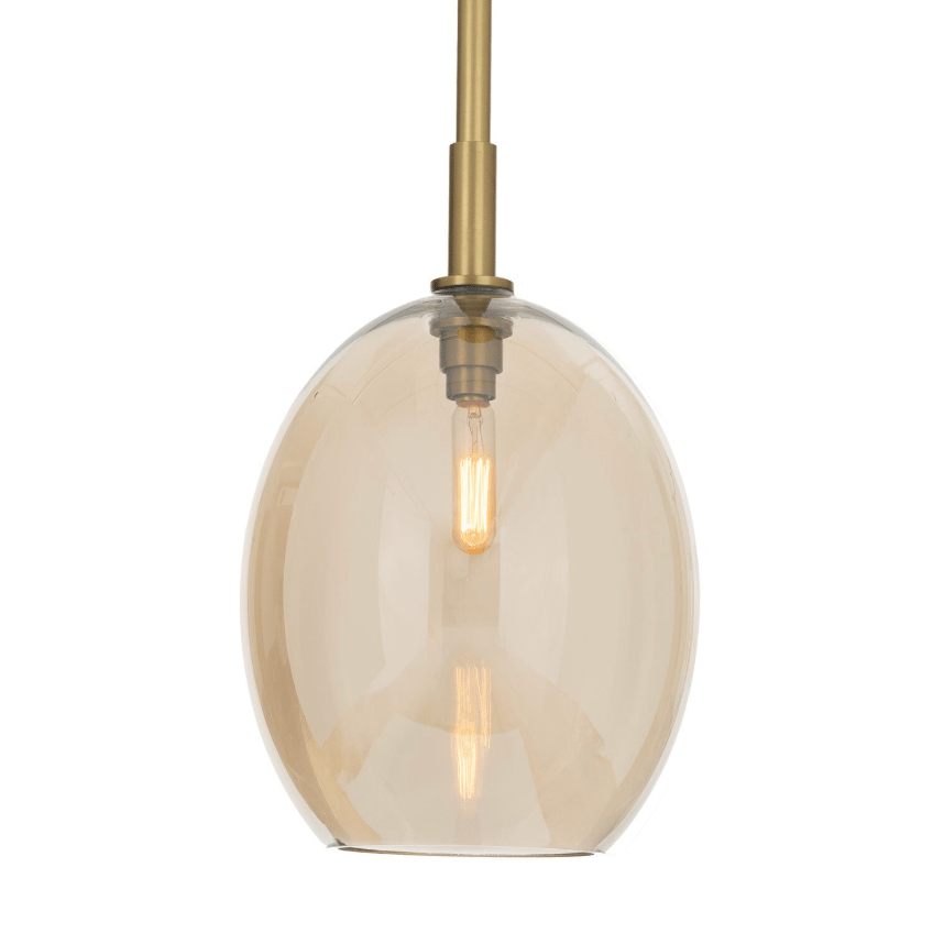 Artemis Pendant Single with Champagne Glass in Various Finishes