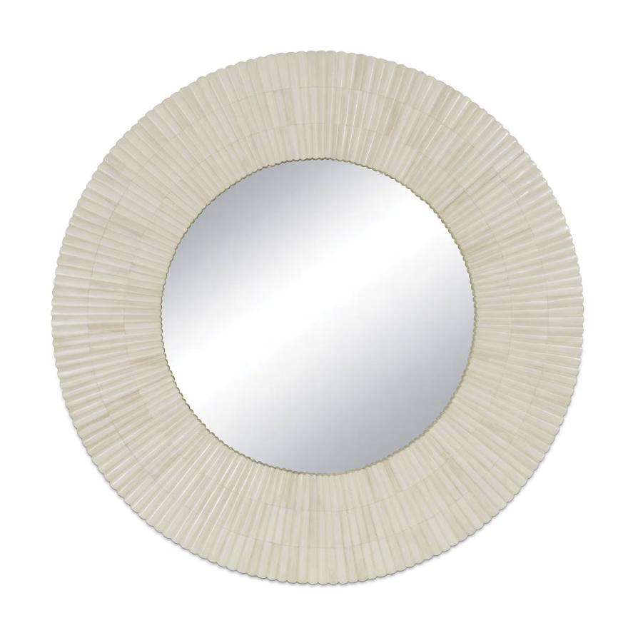 Mirabelle Bone Mirror | Bone & Brass