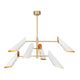 Vest Chandelier - White or Black Brass | Bone & Brass