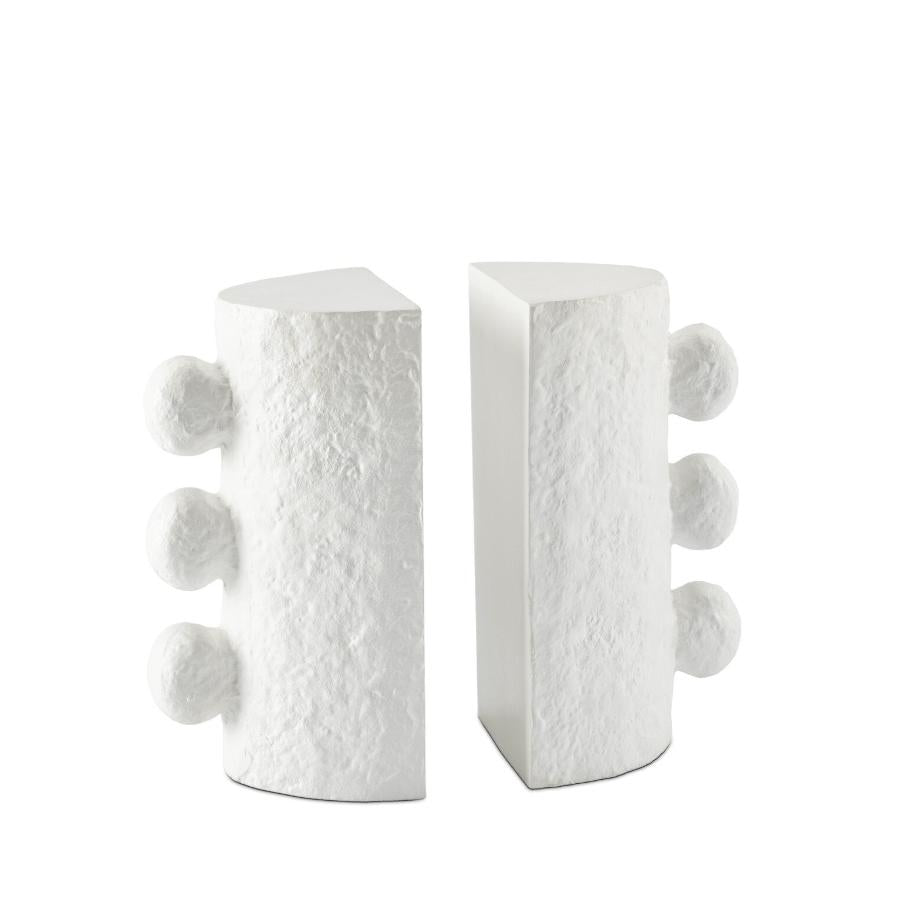Sanya Bookend Set - Close Up | Bone & Brass