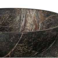 Tribune Emerald Decorative Marble Bowl - Bowl View | Bone & Brass