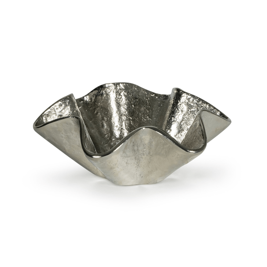 Pedicoat Metal Bowl - Small and Large in Nickel and Brass Finishes