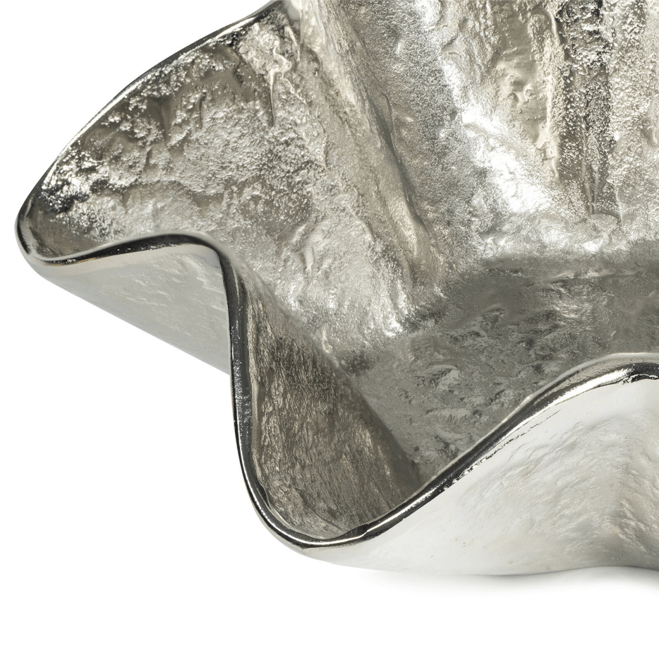 Pedicoat Metal Bowl - Small and Large in Nickel and Brass Finishes