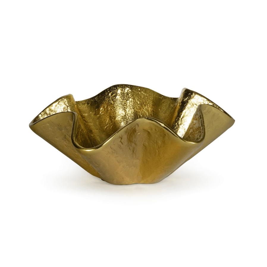 Pedicoat Metal Bowl - Bowl Side View | Bone & Brass