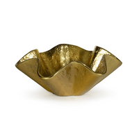 Pedicoat Metal Bowl - Small and Large in Nickel and Brass Finishes