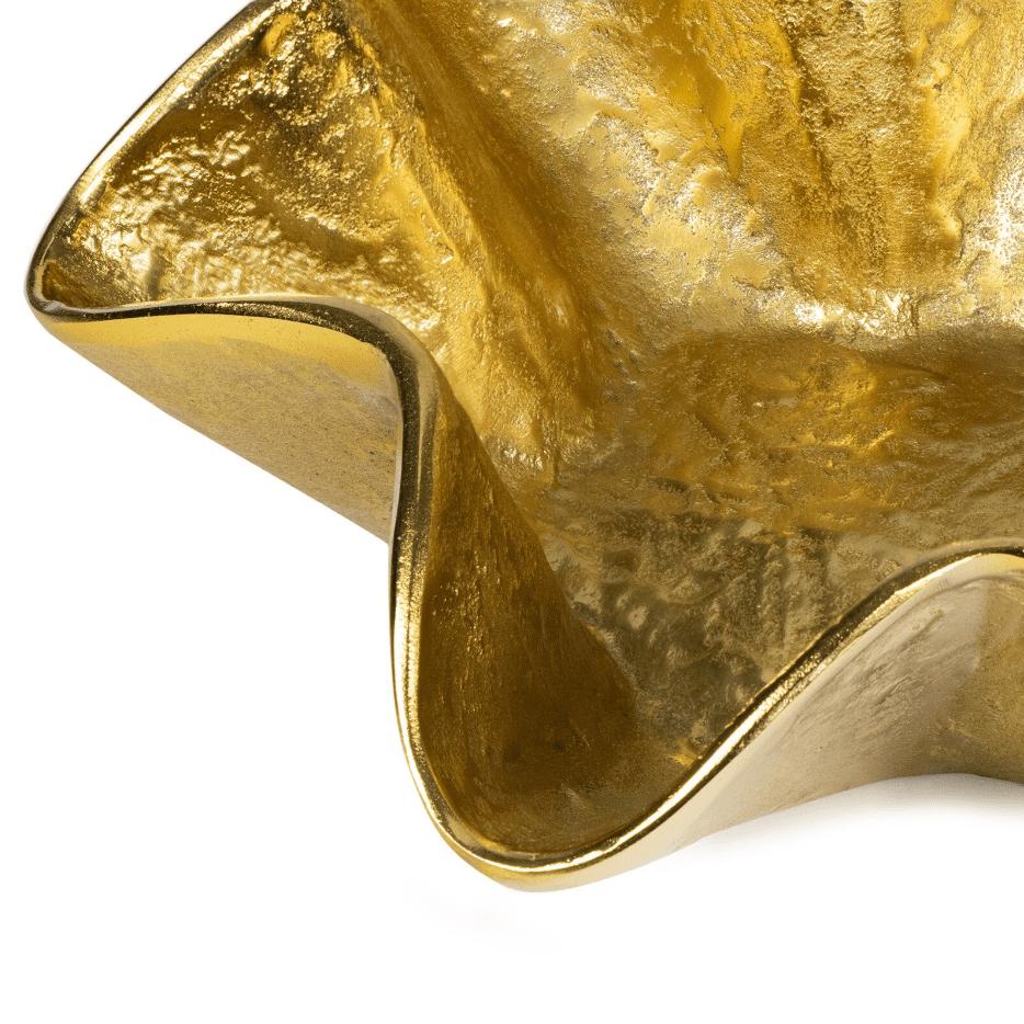 Pedicoat Metal Bowl - Bowl Top View | Bone & Brass