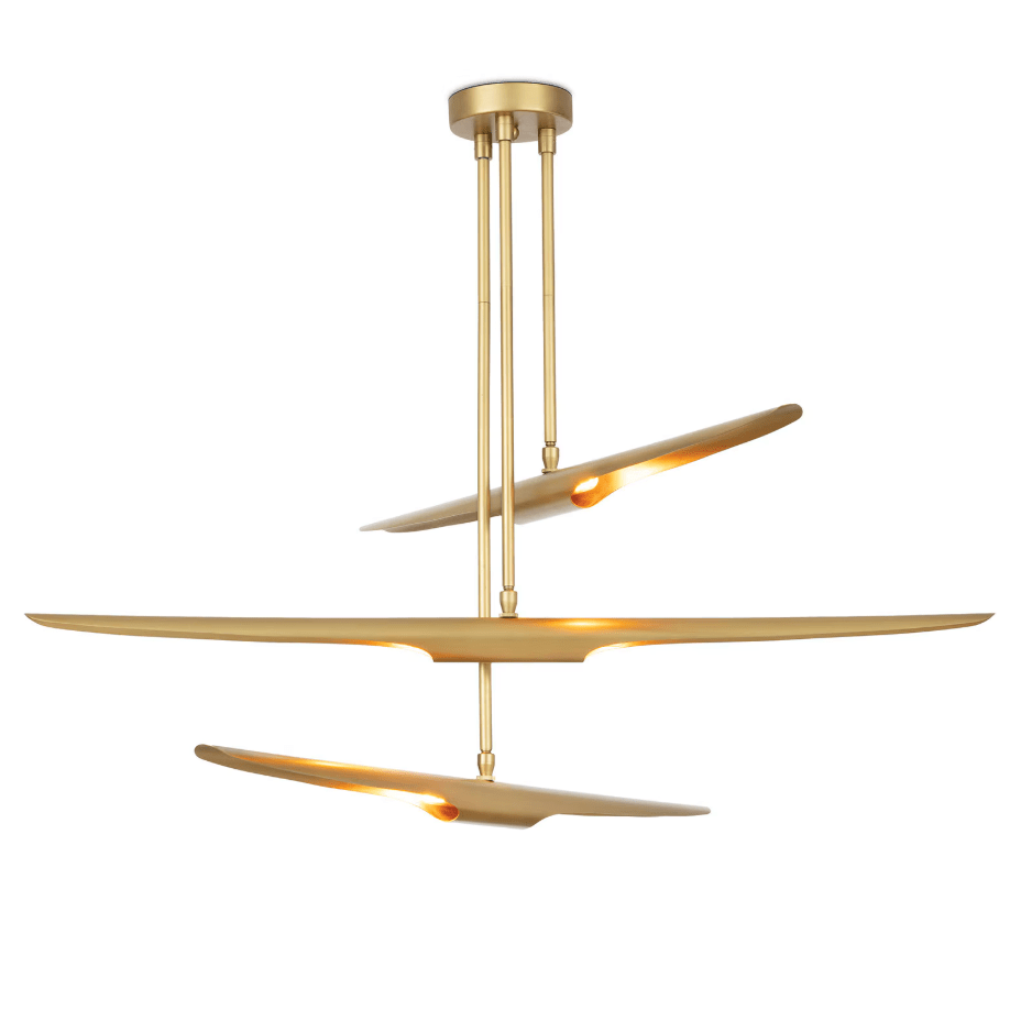 Concorde Chandelier Natural Brass