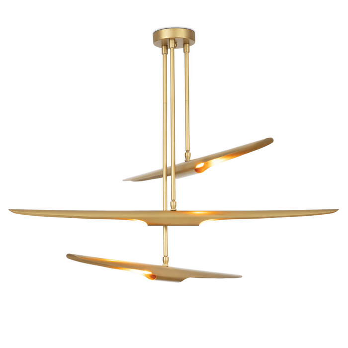 Concorde Chandelier Natural Brass