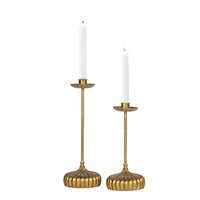 Clove Candle Holder Set - Candle Holder Close Up | Bone & Brass