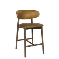 Ethan Leather Counter and Bar Stool