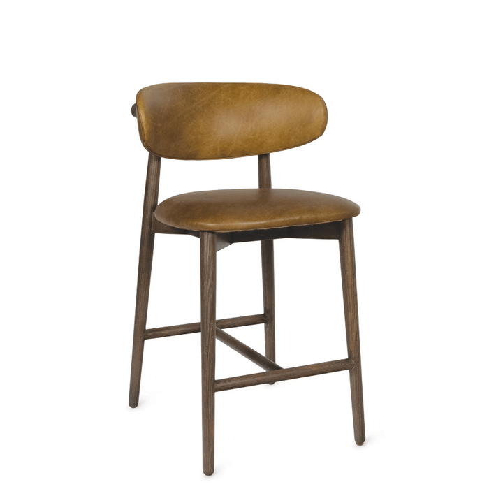 Ethan Leather Counter and Bar Stool