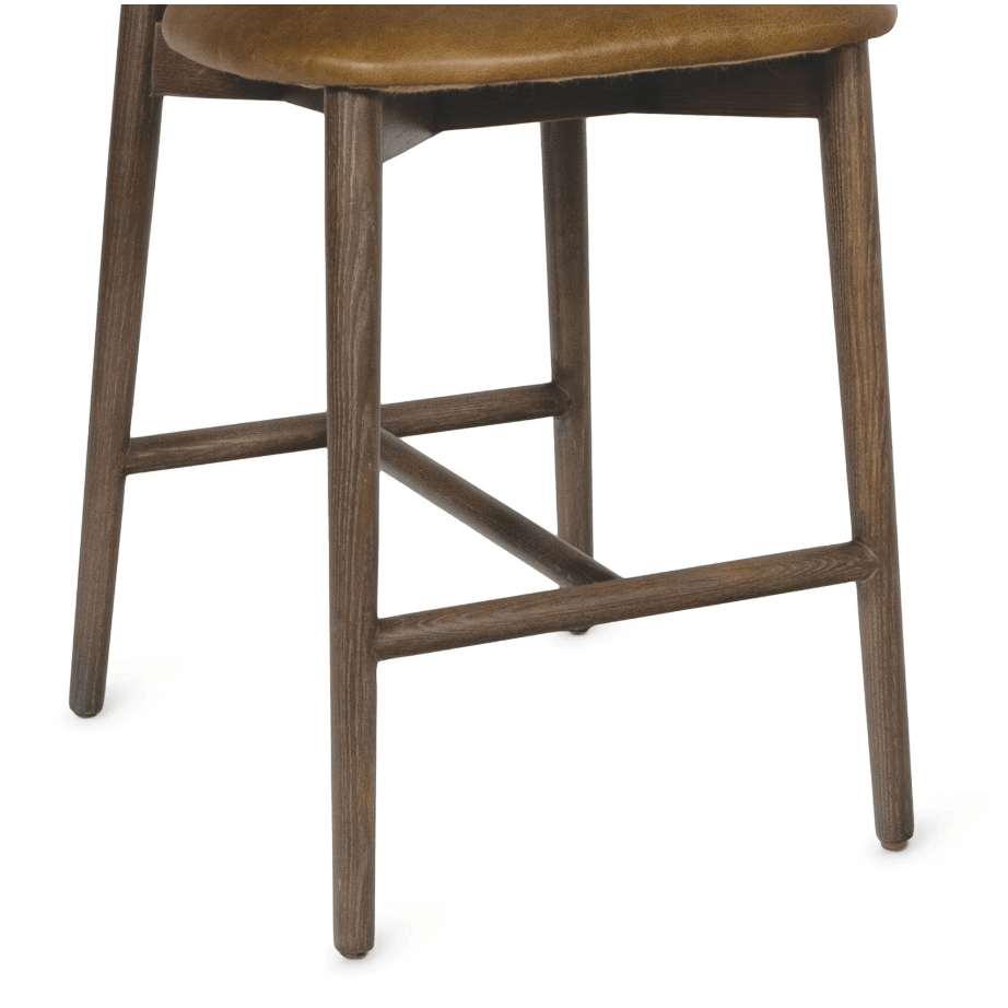 Ethan Leather Counter and Bar Stool