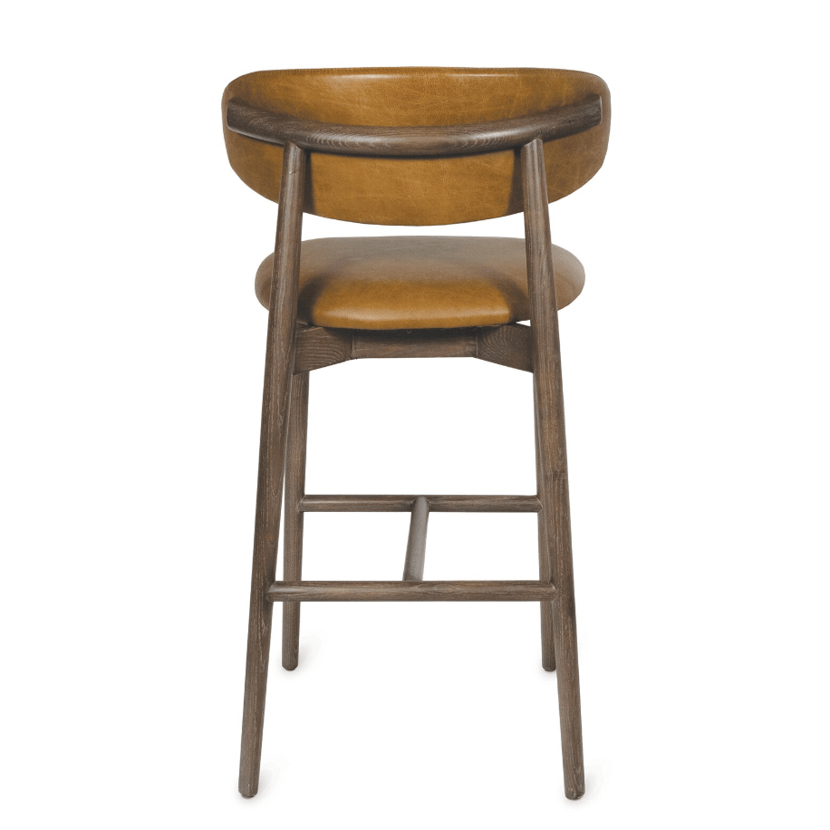 Ethan Leather Counter and Bar Stool