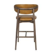 Ethan Leather Counter and Bar Stool