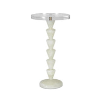 Patricia Jade Accent Table | Bone & Brass