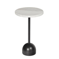Arthur Marble Accent Table - Table Top View | Bone & Brass