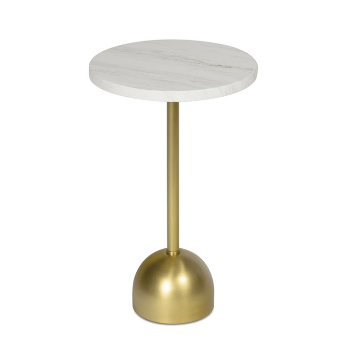 Arthur Accent Table Natural Brass