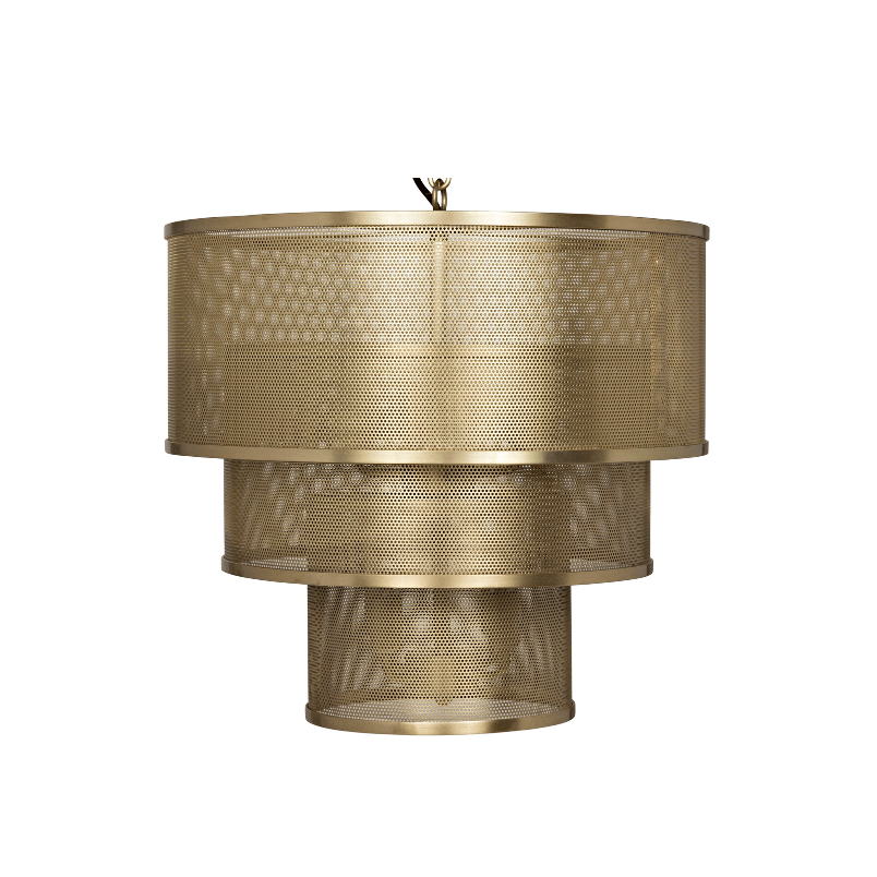 Arena Pendant Metal with Brass Finish