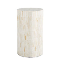Isabelle Bone Side Table | Bone & Brass