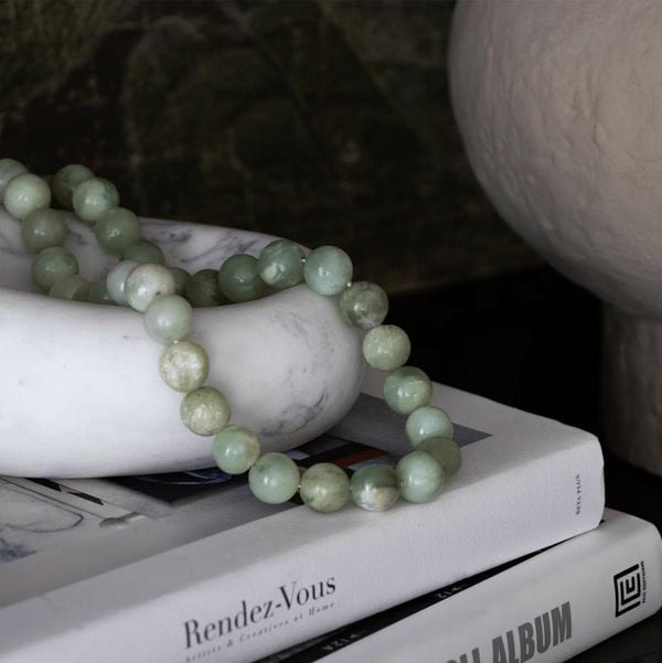 Lagoon Marble Bowl - Bowl Detail | Bone & Brass