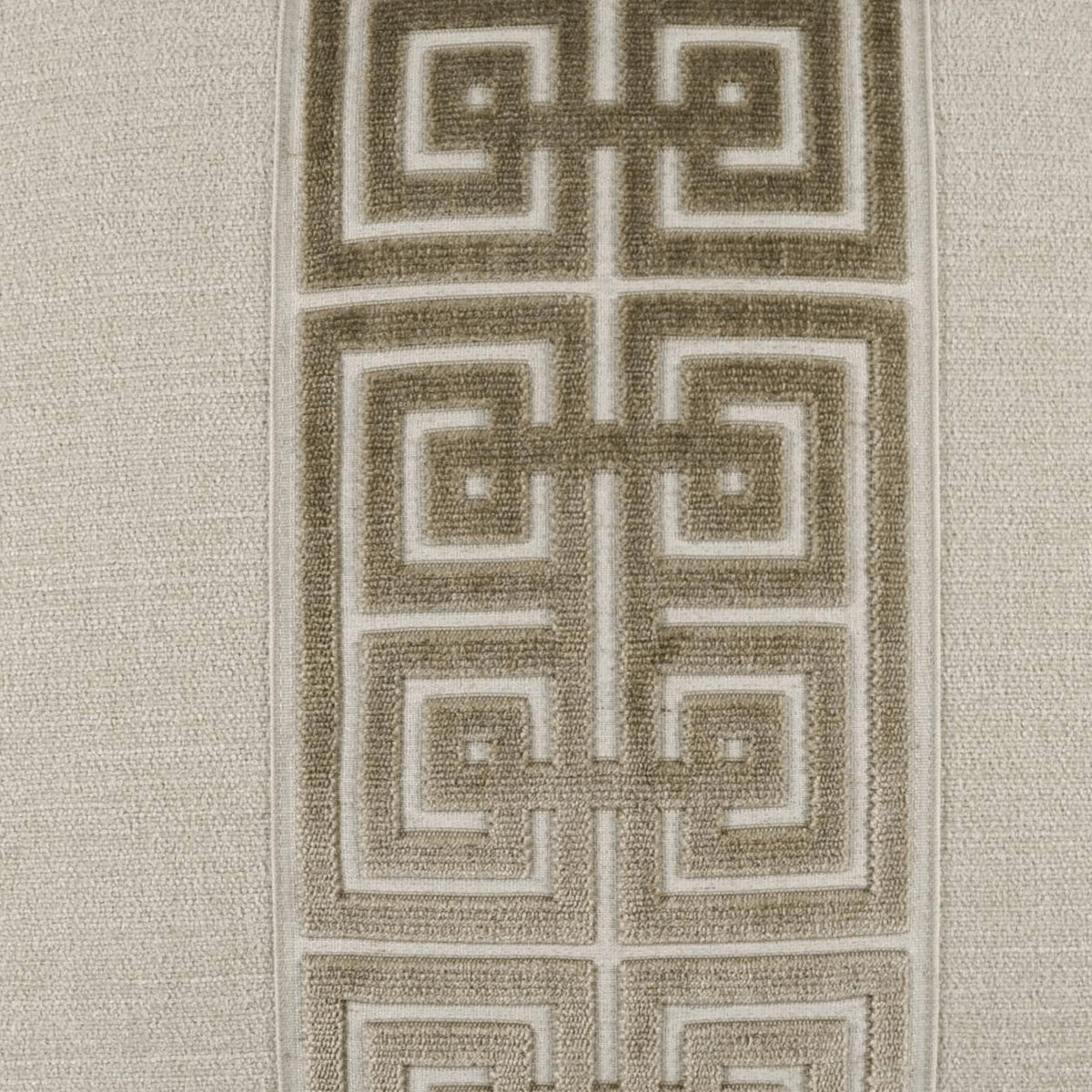 Terus Natural Taupe Throw Pillow - Pillow Detail | Bone & Brass