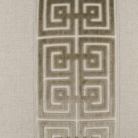 Terus Natural Taupe Throw Pillow - Pillow Detail | Bone & Brass