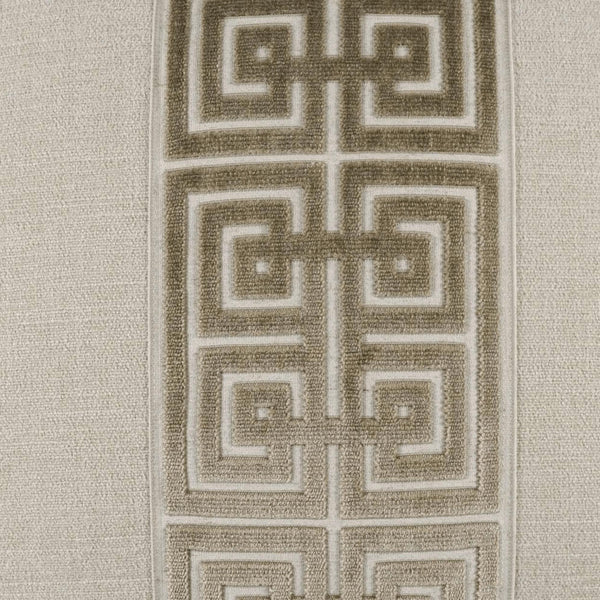 Terus Natural Taupe Throw Pillow - Pillow Detail | Bone & Brass