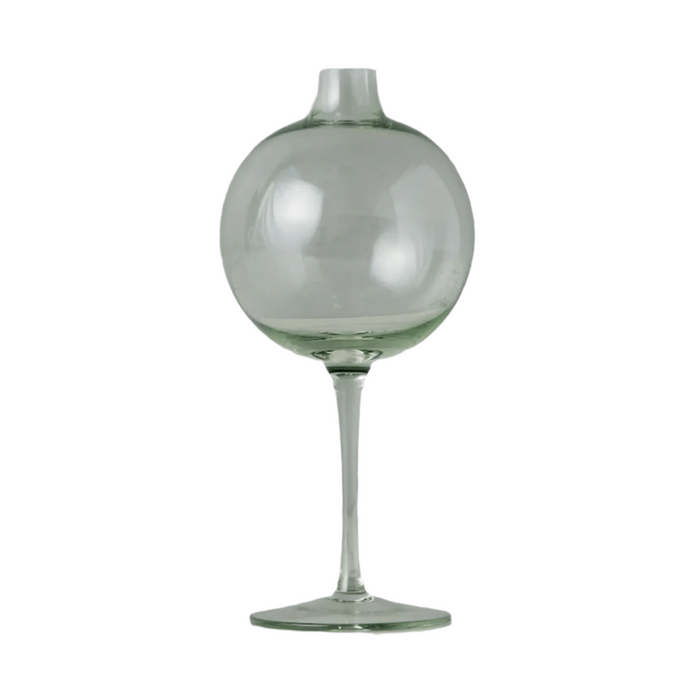 Sage Green Medium Wine Glass Vase