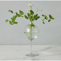 Sage Green Medium Wine Glass Vase