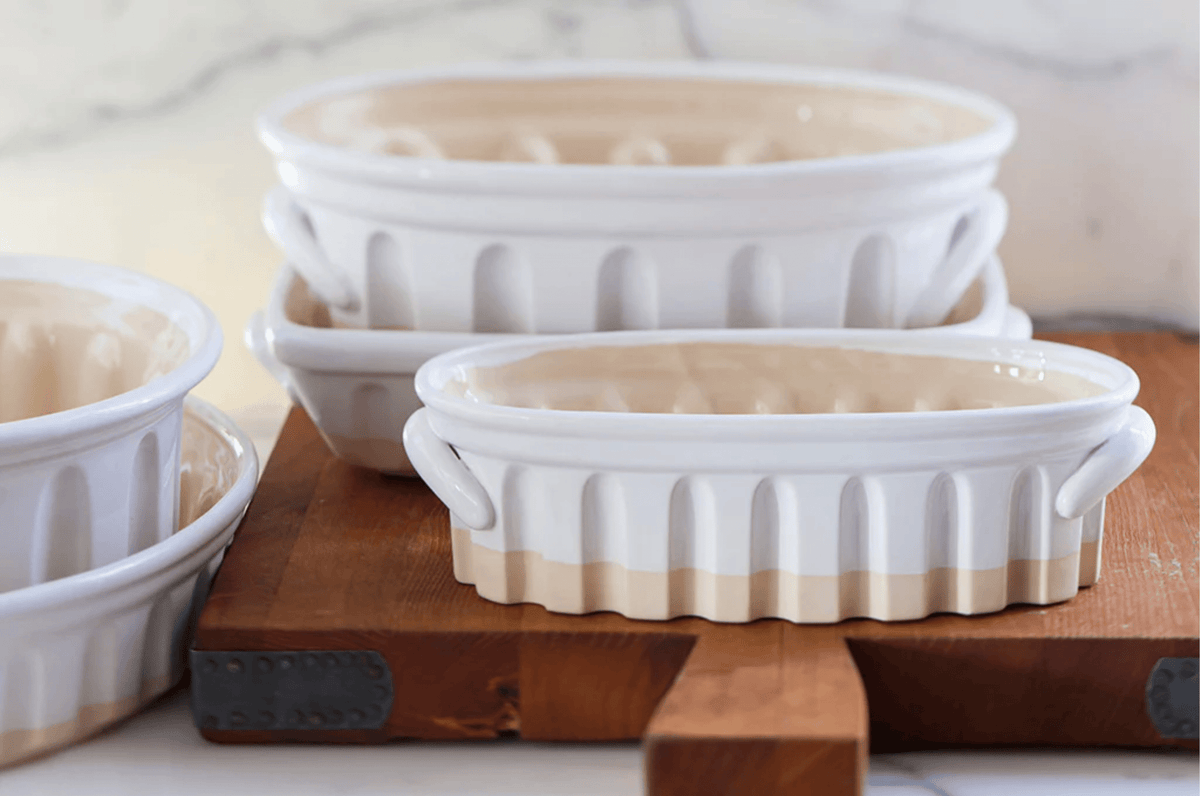 Small Stoneware Oval Baking Dish