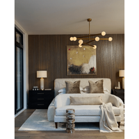 Beaubien Chandelier Natural Brass